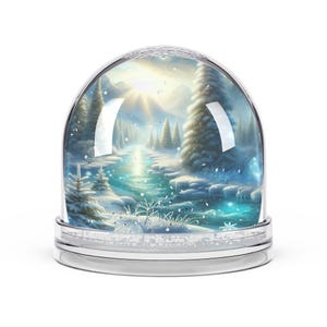 Winter Wonderland Snow Globe: Holiday Home Decor