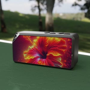 Flower Design Bluetooth Speaker, Portable Sound System, Wireless Speaker for Music Lovers, Festival Gift, Home Decor, Outdoor Speaker