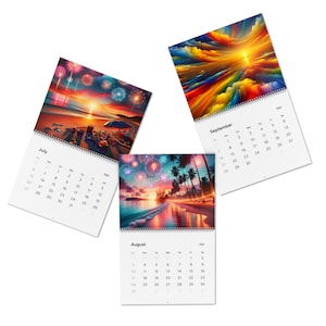 2025 Tropical Art Wall Calendar: Vibrant Home Decor, Yearly Planner