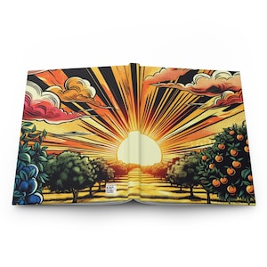 Sunset Grove Hardcover Journal: Inspirational Nature Writing
