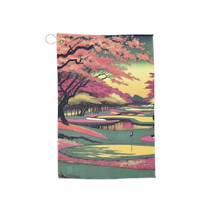 Vibrant Microfiber Golf Towel: Stylish Game Day Accessory