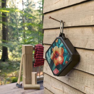 Tropical Bluetooth Speaker: Portable Waterproof Outdoor Audio