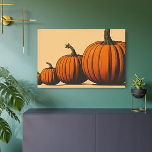 Rustic Pumpkin Metal Art Sign: Fall Home & Garden Decor
