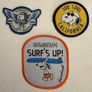 Broderade märken med jordnötter och Snobben **ENDAST ISYNING