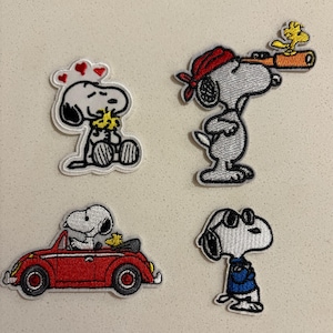 Peanuts Snoopy Embroidered patches **Iron on or Sew on