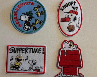Peanuts Snoopy Embroidery Patches *Iron on or Sew on