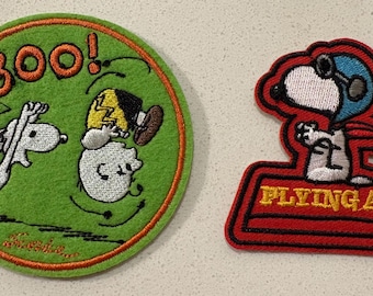 Parches bordados de Peanuts Snoopy