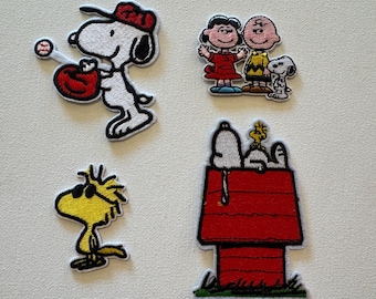 Peanuts Snoopy Embroidered Patches