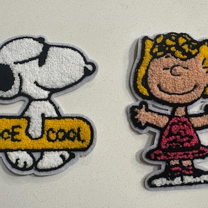 Extra Large Embroidered Patch - Peanuts Snoopy  *Sew On only