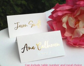 NUOBESTY 20pcs Place Cards with Gold Foil Stamping Border Blank Table Name Place Card for Weddings Birthday Party Supplies NUOBESTY 20pcs Place Cards with Gold Foil Stamping Border Blank Table Name Place Card for Weddings Birthday Party Supplies