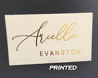 Printed Name Cards | Place  Cards | Table Card | Place Card | Wedding Table Cards | Wedding Place Cards | Folded cards| Escort Cards