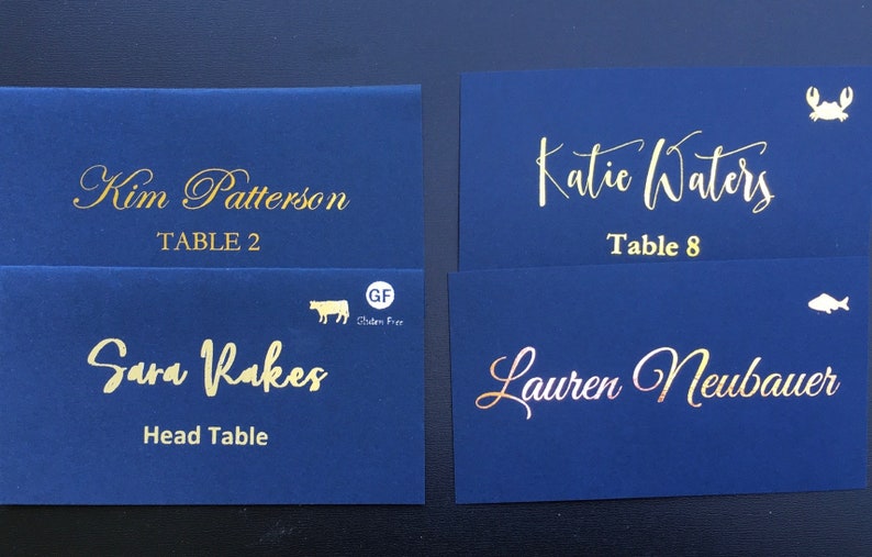 Place Card Wedding Place Card Wedding Name Card Etsy