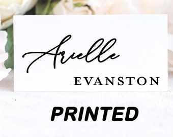 Wedding place cards | personalized name cards | Table name cards | Tent card | Place cards wedding  |  meal icons  | Seating cards