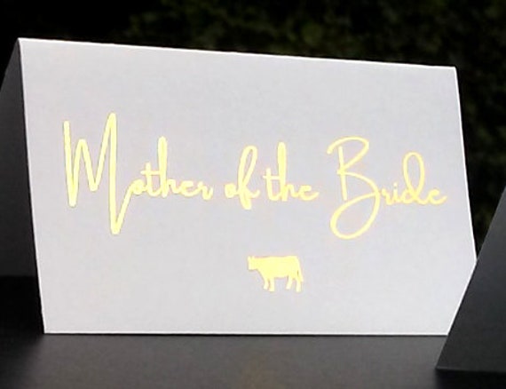 Sale Wedding Place Cards Gold Foil