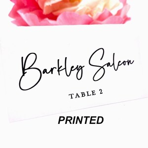 Place Cards Wedding Place Cards Wedding Placecard Name Cards Placecards Escort Card Printed Place cards in foil or black ink image 3