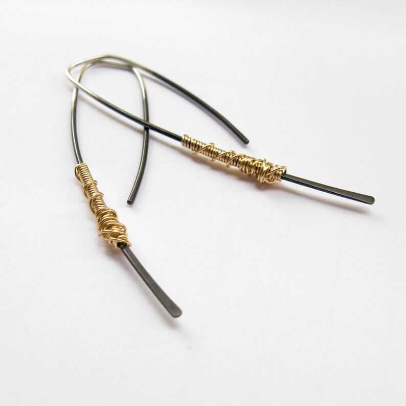 silver dangle earrings simple