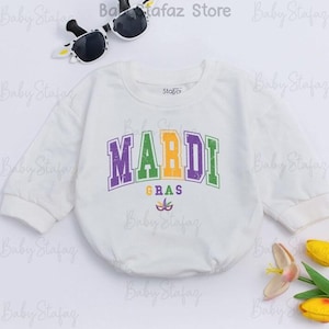 Mardi Gras baby Outfit, Mardi Gras baby Romper, Girls Mardi Gras Apparel, Baby Shower, 1st Mardi Gras Baby Clothes, Mardi Gras Parade