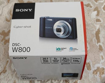 Sony Cyber-shot DSC-W800 20,1 MP digitale camera - ZILVER - Volledig in doos - Getest!