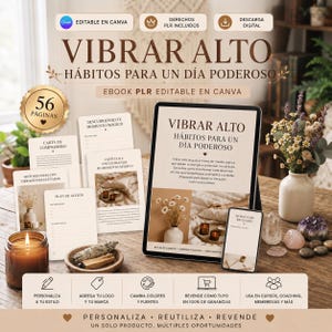 Editable PLR eBook in Canva, Personal Growth, Positive Habits, Personal Development, Resell and Retain Profits