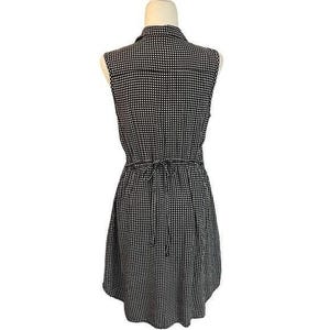 Vestido de cuadros vichy Tylho de Anthropologie, negro y blanco, talla M imagen 5