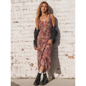 vintage 90s grunge dress Maxi Xl Sally