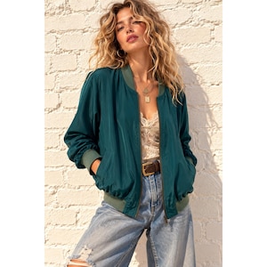 Vintage Silk Bomber Jackets - Etsy