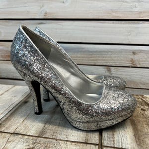 silver dress shoes for prom Silver Women's Prom Shoes 2026
