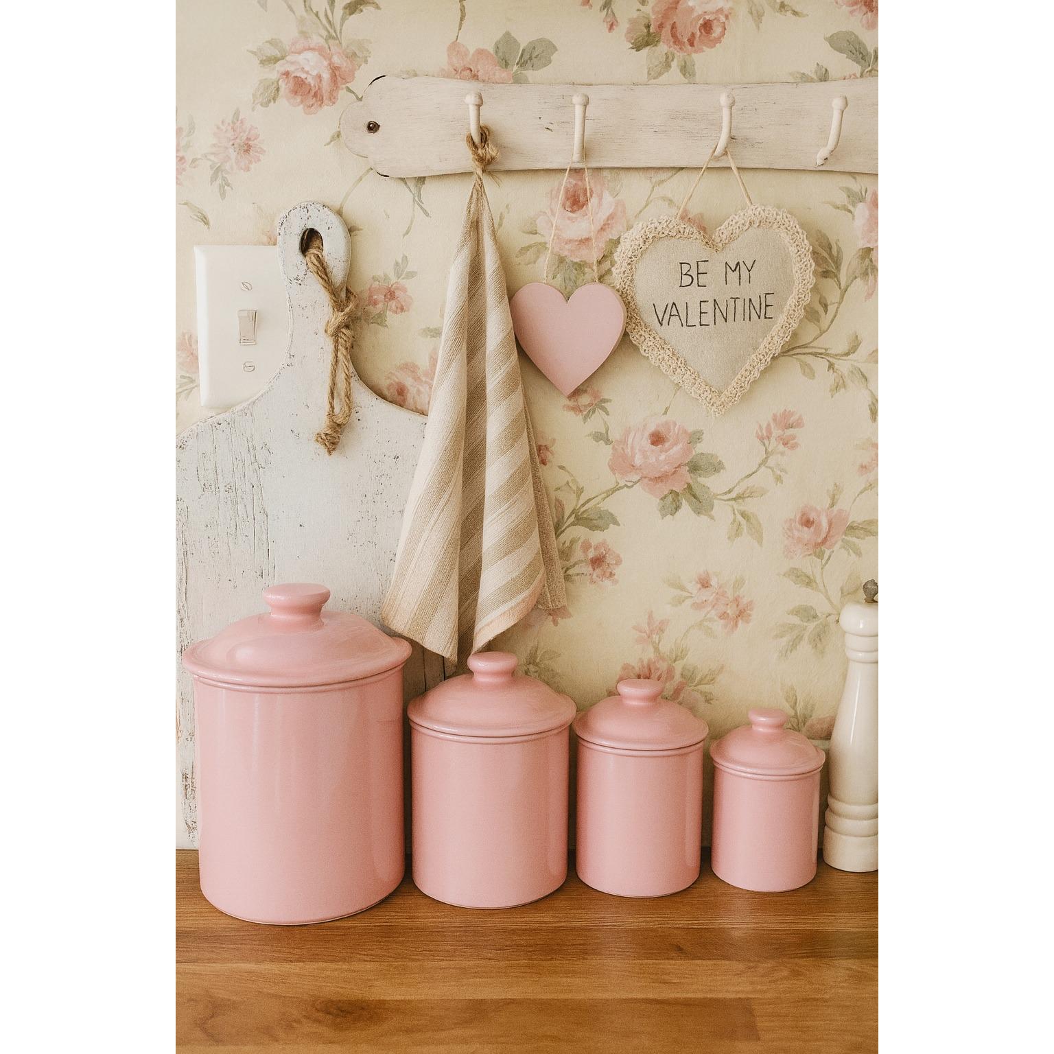 【可愛い♡】アメリカンカントリー キャニスター4点セット アメリカンカントリー キャニスター4点セット