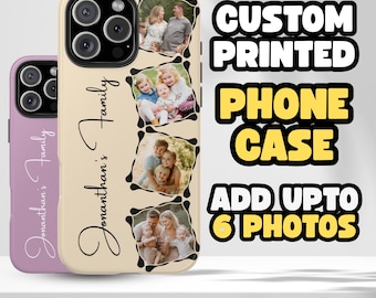 Custom Photo iPhone Case, Personalized Text, Thanksgiving Gift
