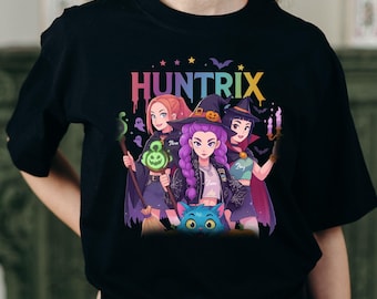KPop Huntrix PNG, Huntrix Kpop Demon Hunters, KPop Jersey Design, Huntrix spooky season PNG download, Kpop Halloween SVG