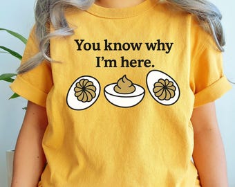 Funny Deviled Egg SVG Design: Thanksgiving T-Shirt, Mug, Sticker (Digital Download)
