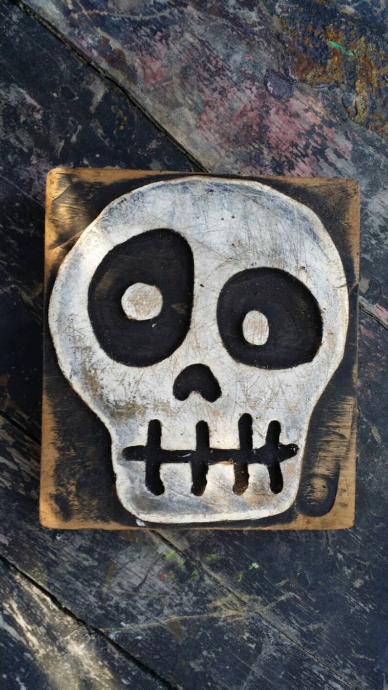 Wood Skull Wall Art Handmade Wall Art Funny Skull Art Etsy