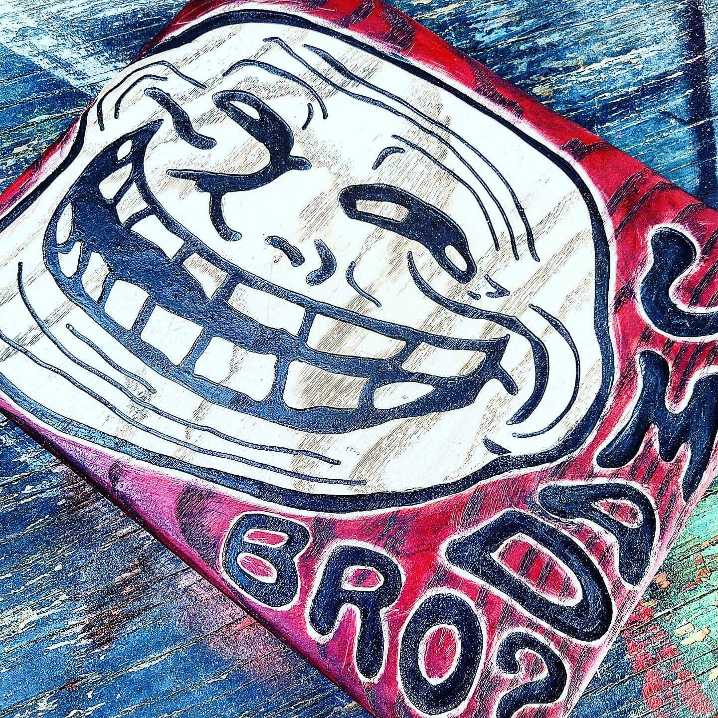 Trollface Canvas Prints for Sale