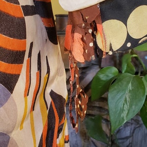 A Honeywood Original Early Century Silk Crazy Quilt Coat Duster