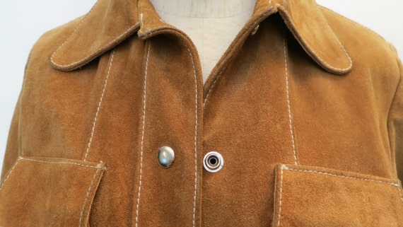 70's Vintage Buck Suede Arsa California Jacket si… - image 5
