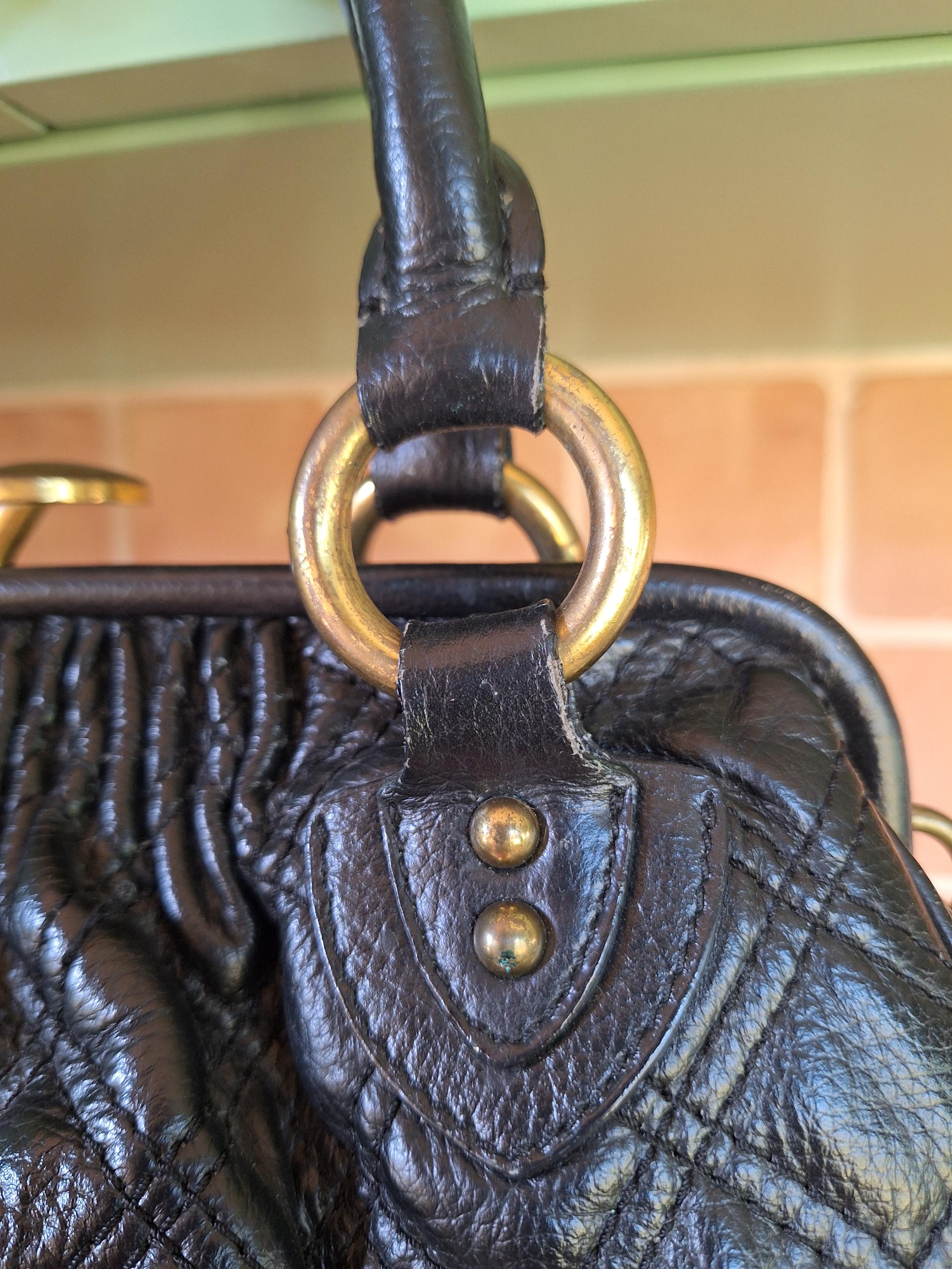Vintage Marc Jacobs STAM Handbag – Black Quilted Lambskin 