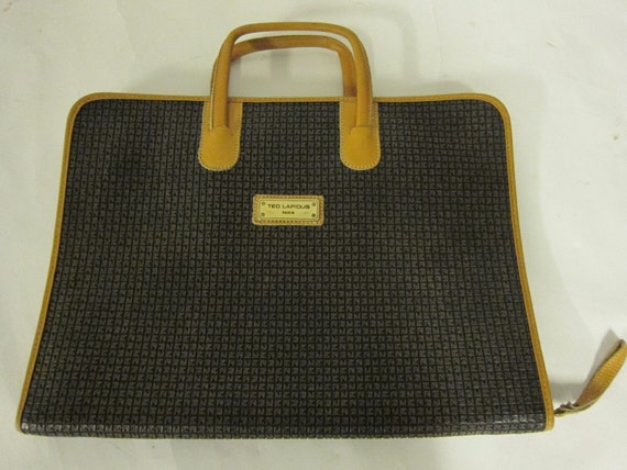 Vintage 80's Ted Lapidus Briefcase