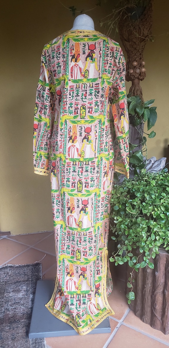 Vintage 60's/70's Made in Egypt Caftan Dead Stock… - image 9