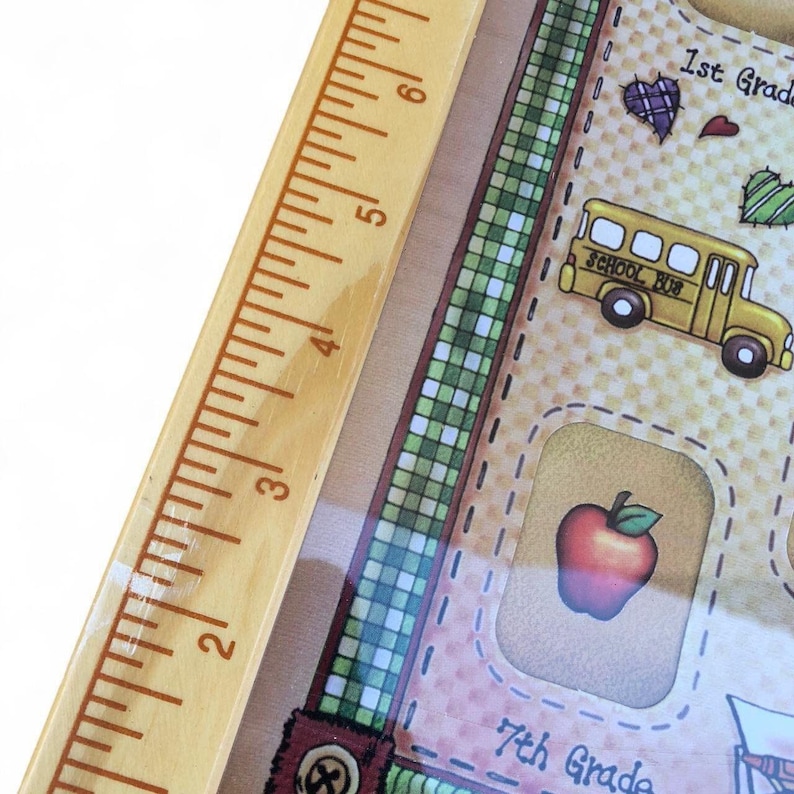School Days Picture Yearly Collage 1st-12th Grade Ruler Frame Wall ...