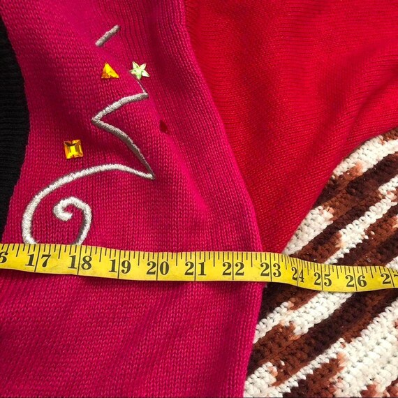 I.B. Diffusion Vintage 90s Patchwork Colorblock G… - image 4