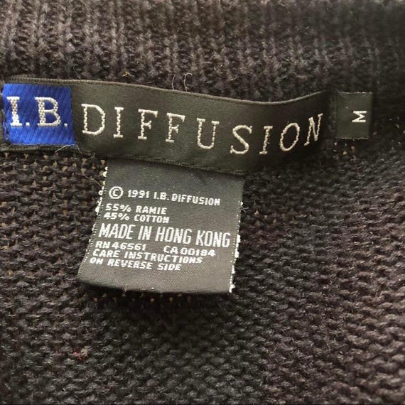 I.B. Diffusion Vintage 90s Patchwork Colorblock G… - image 3