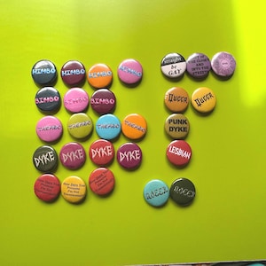 QUEER BUTTONS | random colours