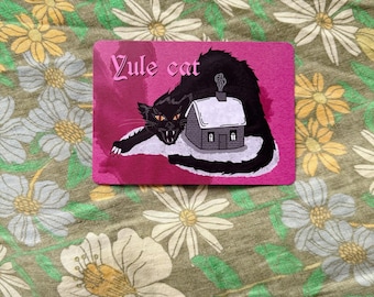 Yule Cat Folklore Art Print | Icelandic Christmas