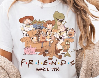 Disney Toy Story Vintage Comfort Colors shirt, Buzz Lightyear Woody Jessie Bo Peep Design, Best Friends Trip 1995, Retro 90s Disney Tee