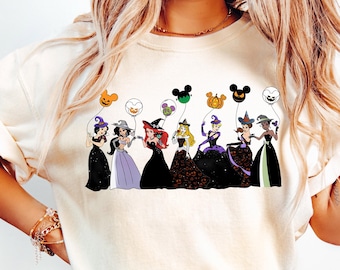 Disney princess Halloween shirt, Disney Halloween shirt, Disneyland Princess shirt, Halloween t-shirt, Vintage comfort colors tee