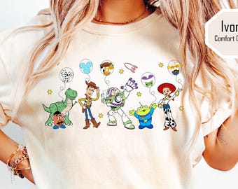 Disney Toy Story Balloons Comfort Colors Shirt,Disney World Toy Story Shirt,Toy Story Disney Family Tee,Movie Characters Tee,Disney Gift Tee