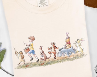 Comfort Colors Winnie The Pooh And Friends T-Shirt, Disney Pooh Co Shirt, Disneyland Pooh Bear Shirt, Pooh Bear Tee, Disney Pooh Sweatshirt