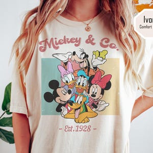 Comfort Colors Vintage Mickey & Co 1928 Shirt,Retro Vintage Disney Shirt,Disneyland Shirt,Disneyworld Shirt,Disney Family Matching Shirt