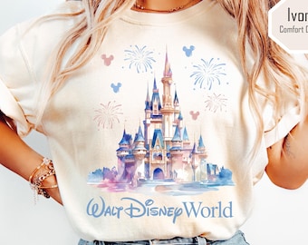 Walt Disney World Castle Shirt, Family matching castle shirts, Magic kingdom castle shirt, WDW Castle tee, Disney Cinderella Castle Shirt