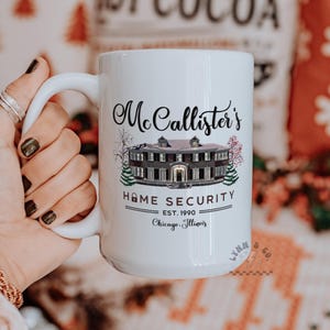 McCallister&#39;s Home Security Mug | Holiday Movie Coffee Cup | Classic Christmas Movie Drinkware | Ceramic Mug | Christmas Mug 11oz & 15oz